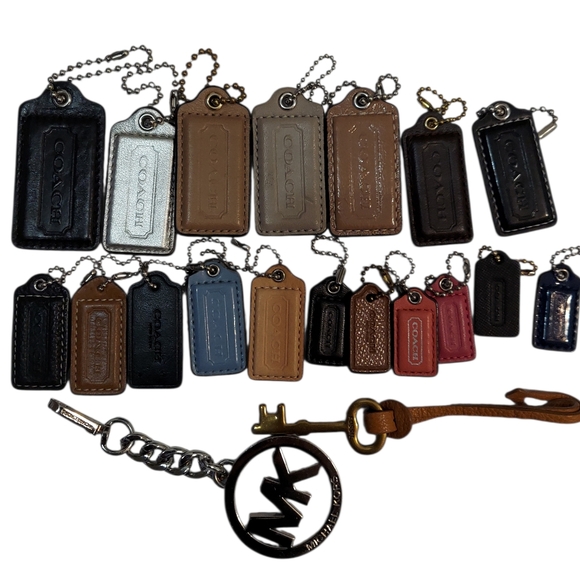Coach Handbags - Coach Hangtag Lot Assorted Sizes & Colors 18 Coach 1 M Kors & 1 Fossil